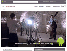 Tablet Screenshot of hauptmikrofon.de